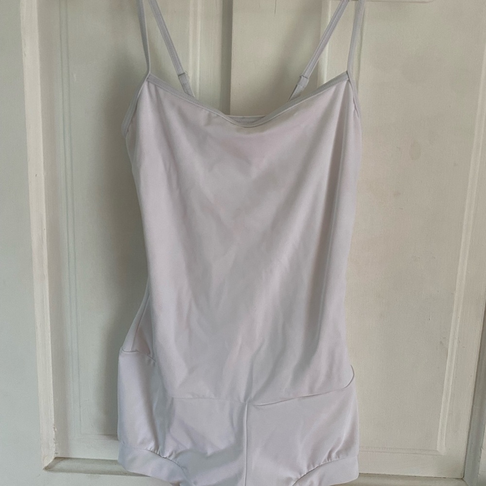 Women's White Biketard